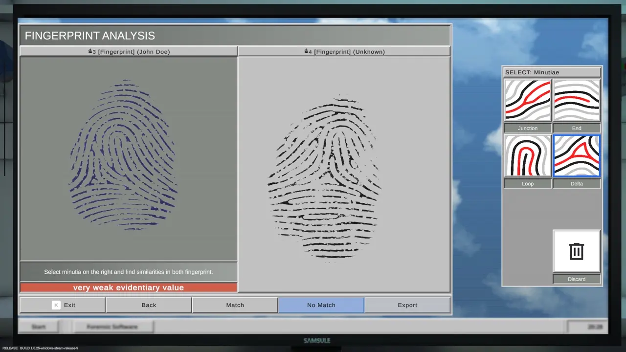 Tutorial 2 fingerprint comparison matching points example 10