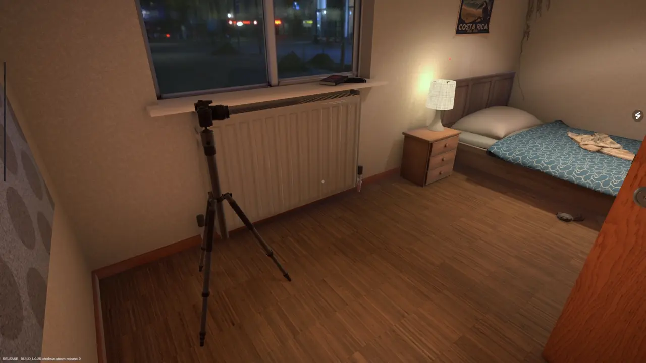 Positioning the tripod camera to capture the full projectile trajectory