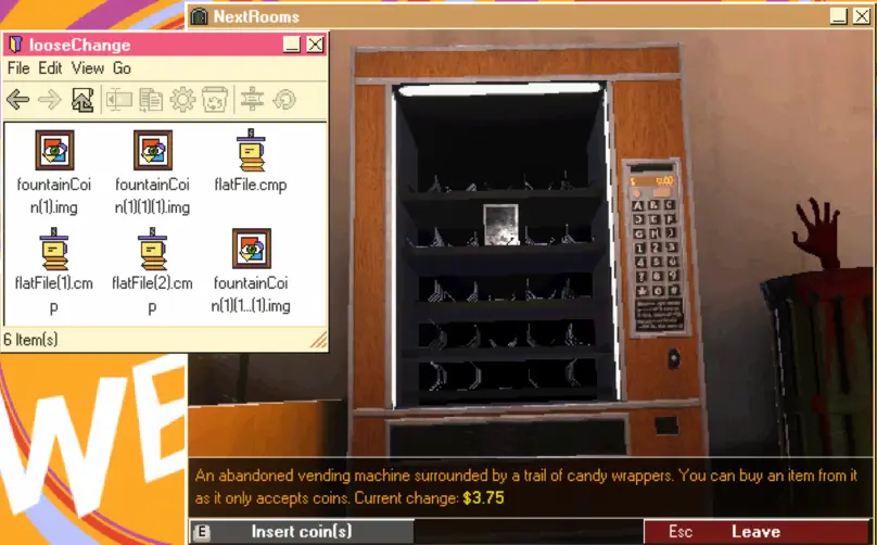 Vending machine amount