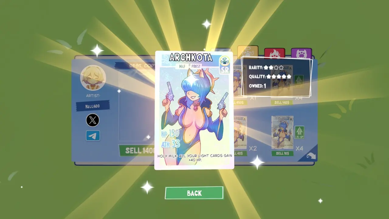 KOTAMON Game Archkota card guide screenshot 1