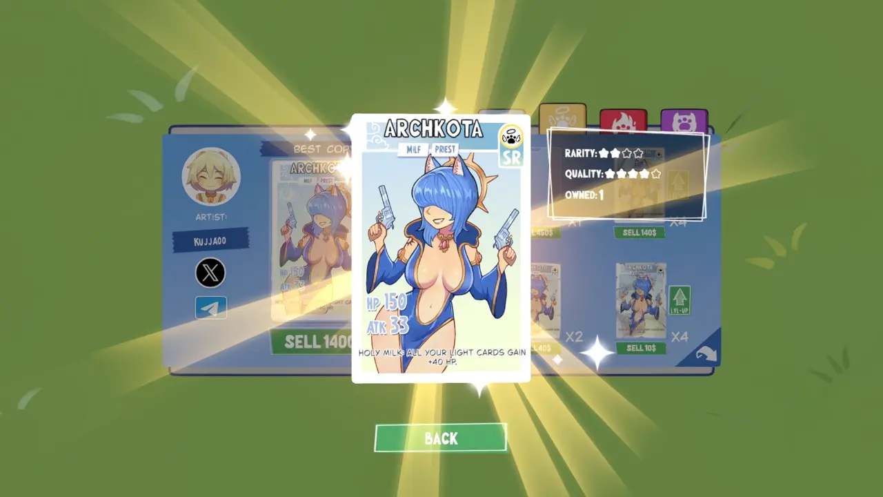 KOTAMON Game Archkota card guide screenshot 2