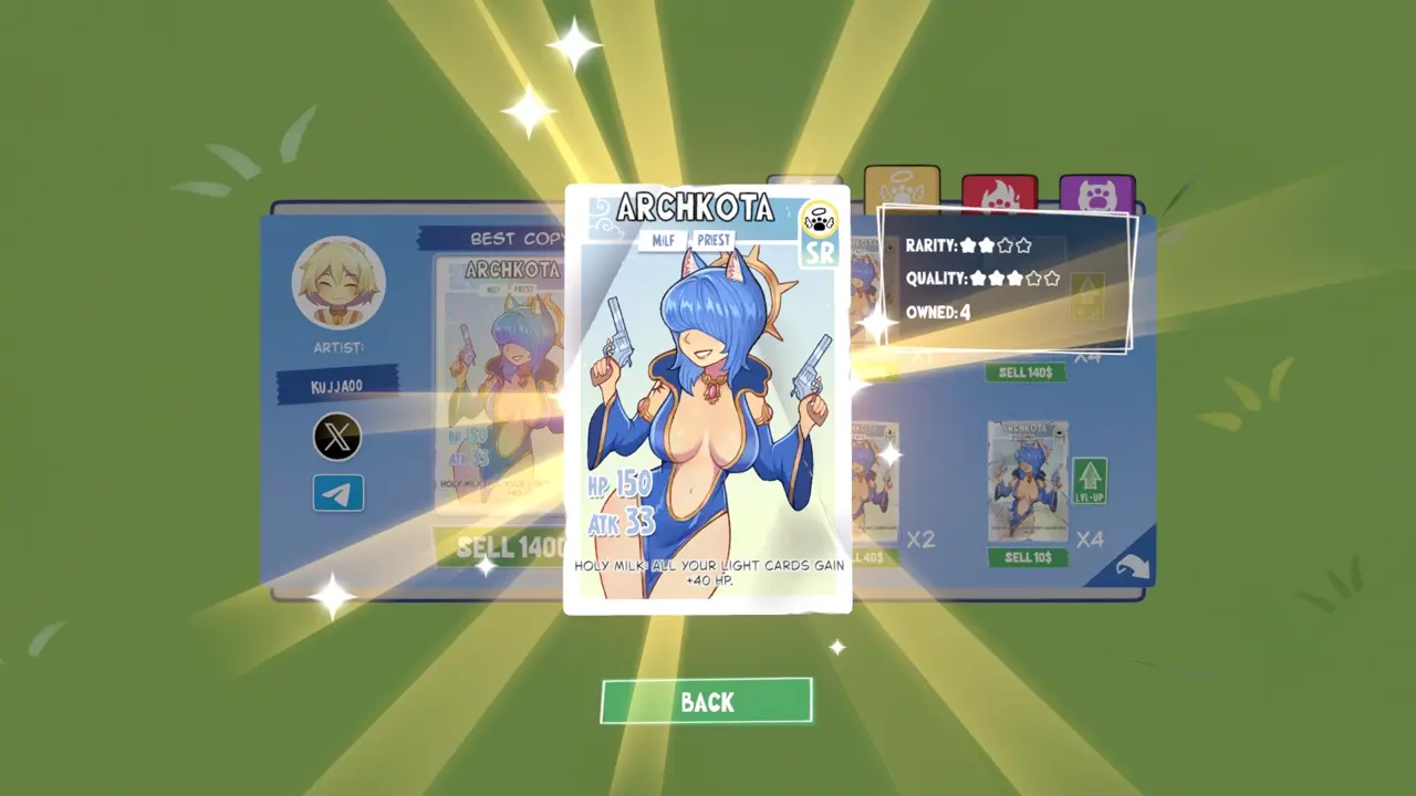 KOTAMON Game Archkota card guide screenshot 3