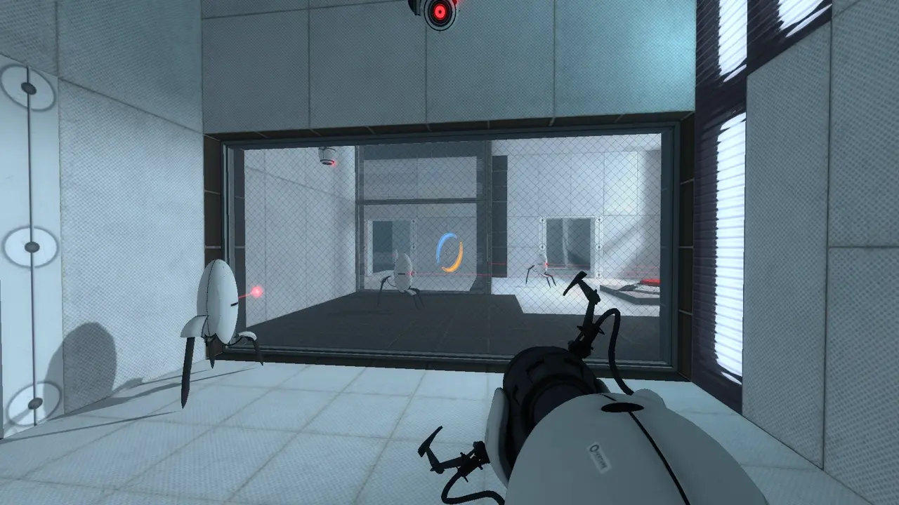 Turret placement in Chamber 16 for Blameless achievement