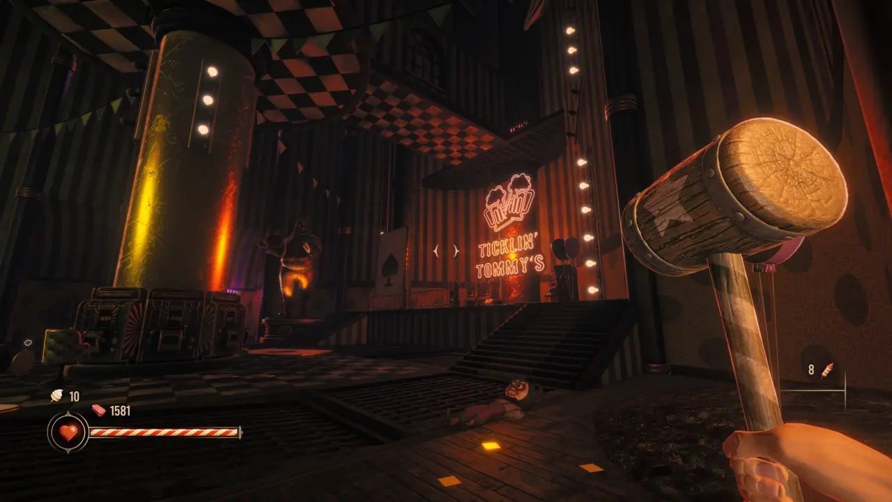 Twisted Tower Clown Casino Giggle Coaster secret location