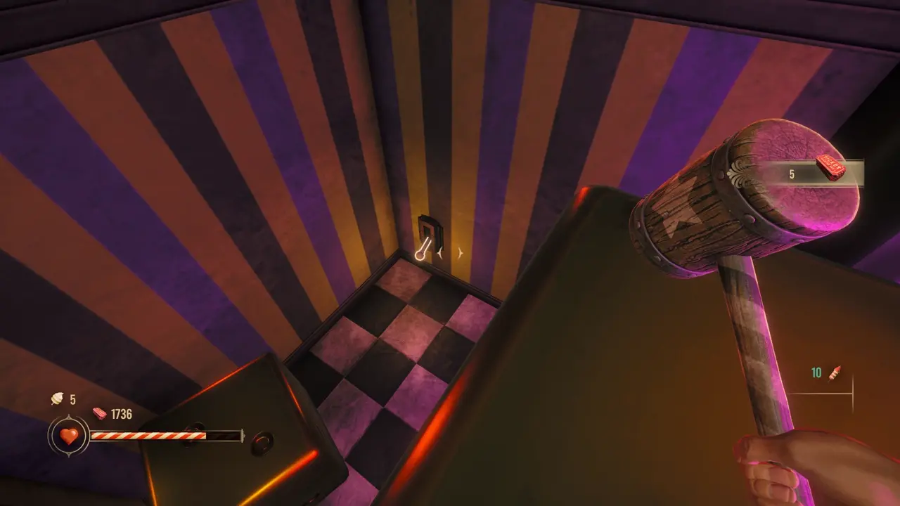 Twisted Tower Clown Casino Giggle Coaster secret location