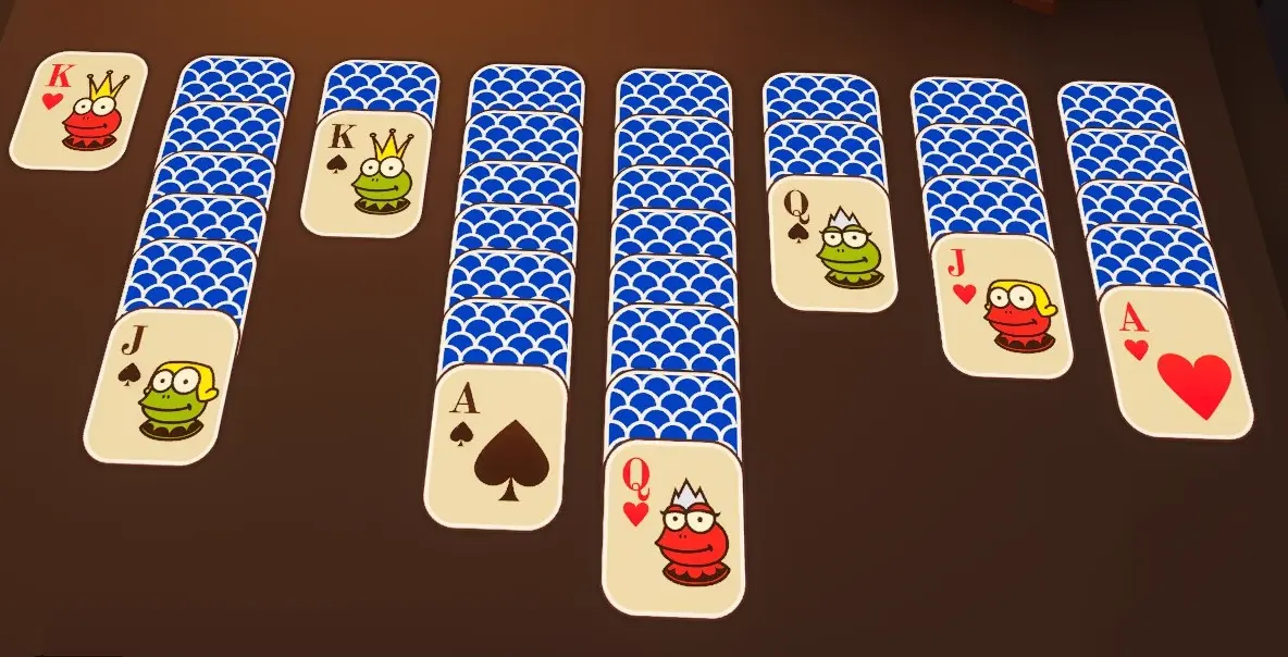 Solitaire card order puzzle solution