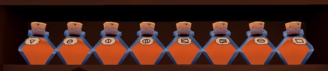 Basket symbols and item count puzzle