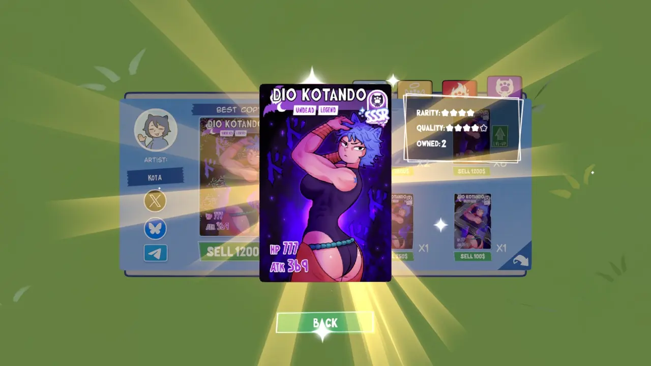 KOTAMON Game Dio Kotando card guide screenshot 2