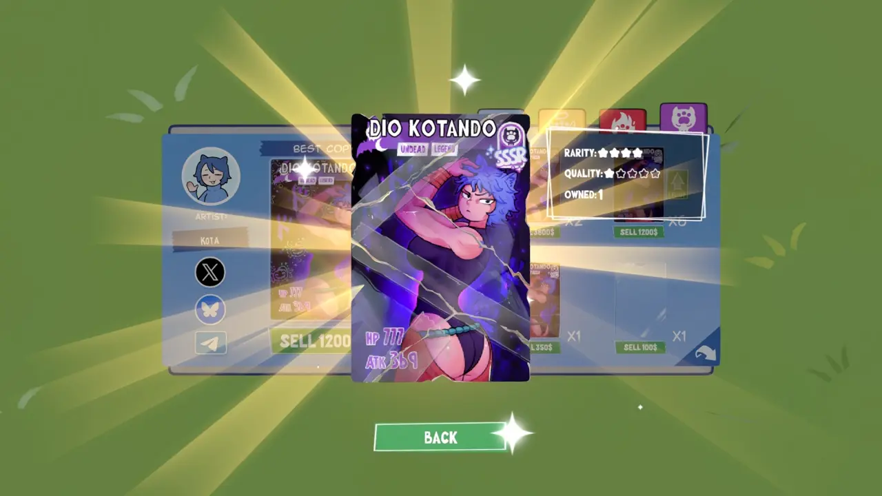 KOTAMON Game Dio Kotando card guide screenshot 5