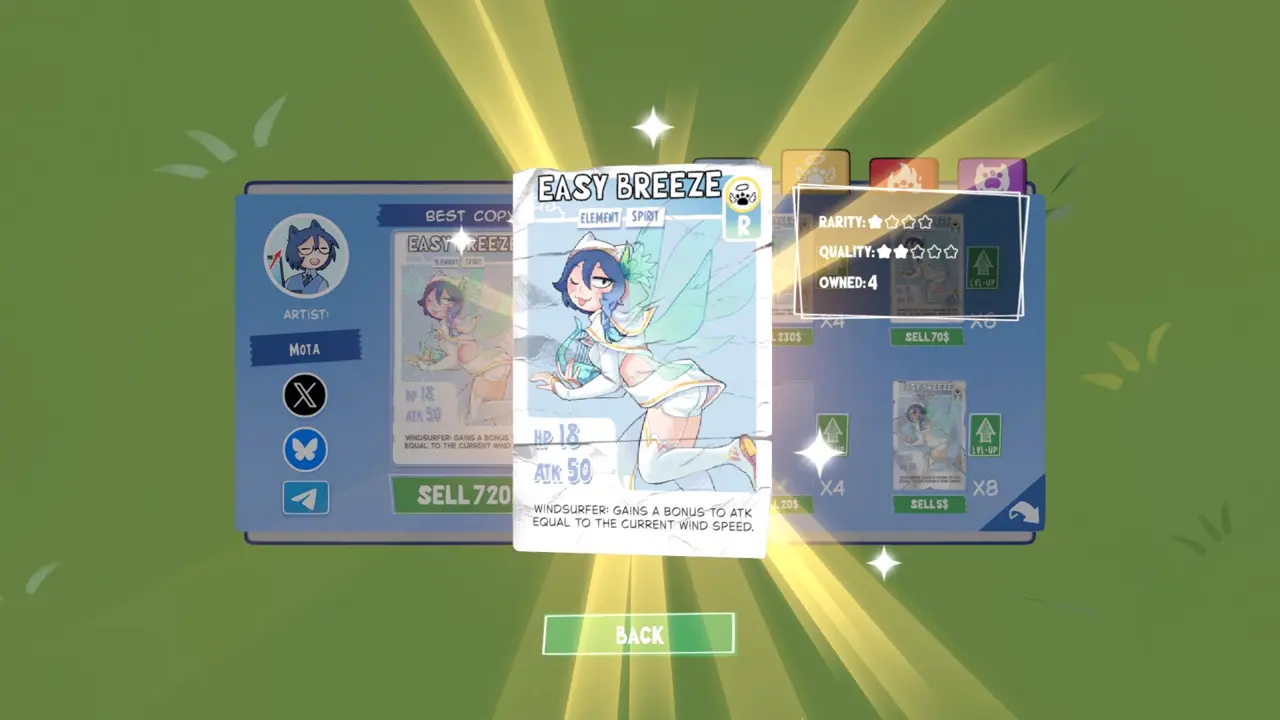 KOTAMON Game Easy Breeze card guide screenshot 4