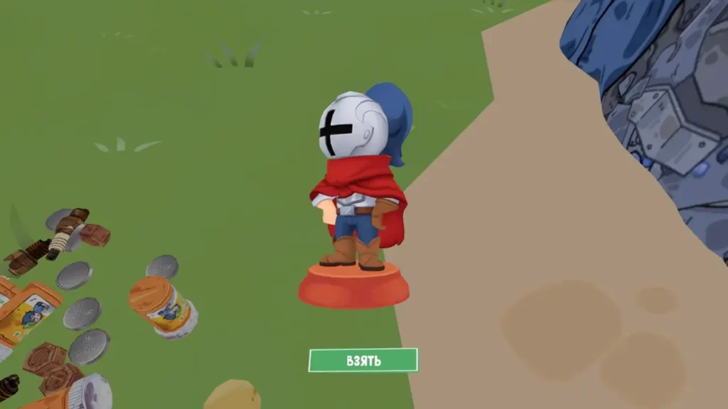 Another figurine found during garbage cleanup in KOTAMON Game
