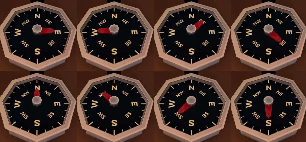 Compass direction sequence solution