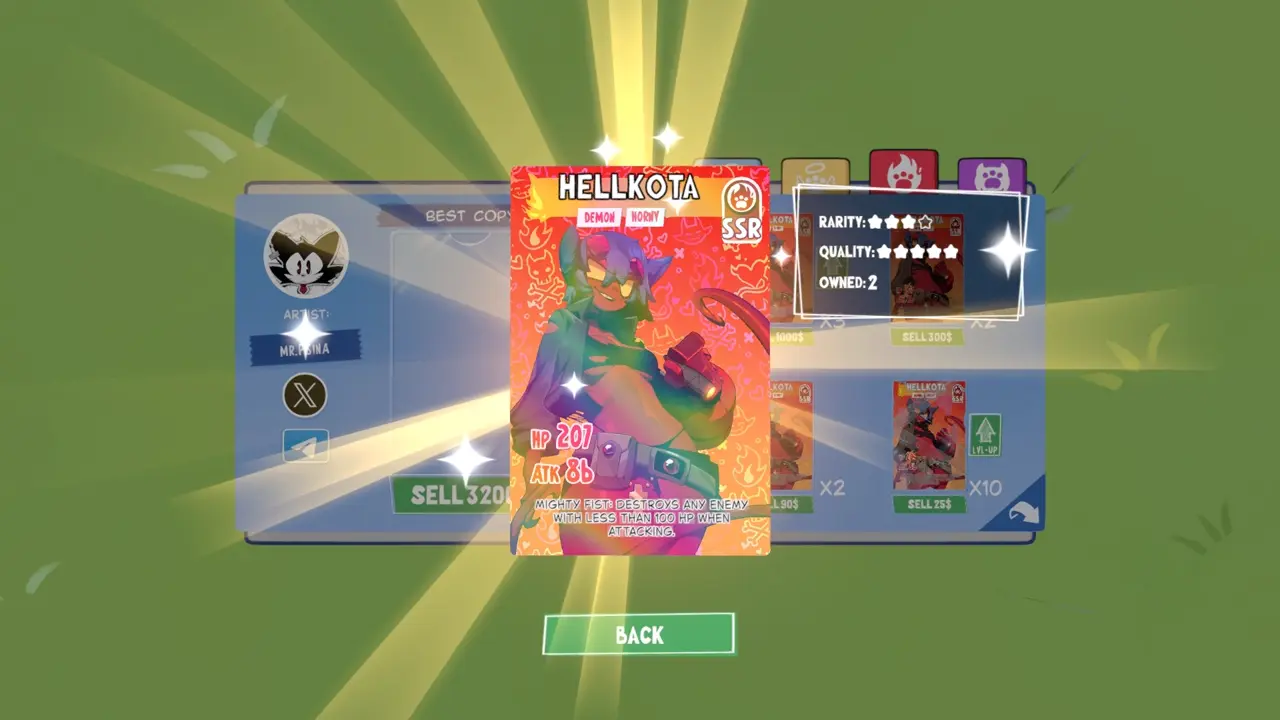 KOTAMON Game Hellkota card guide screenshot 1