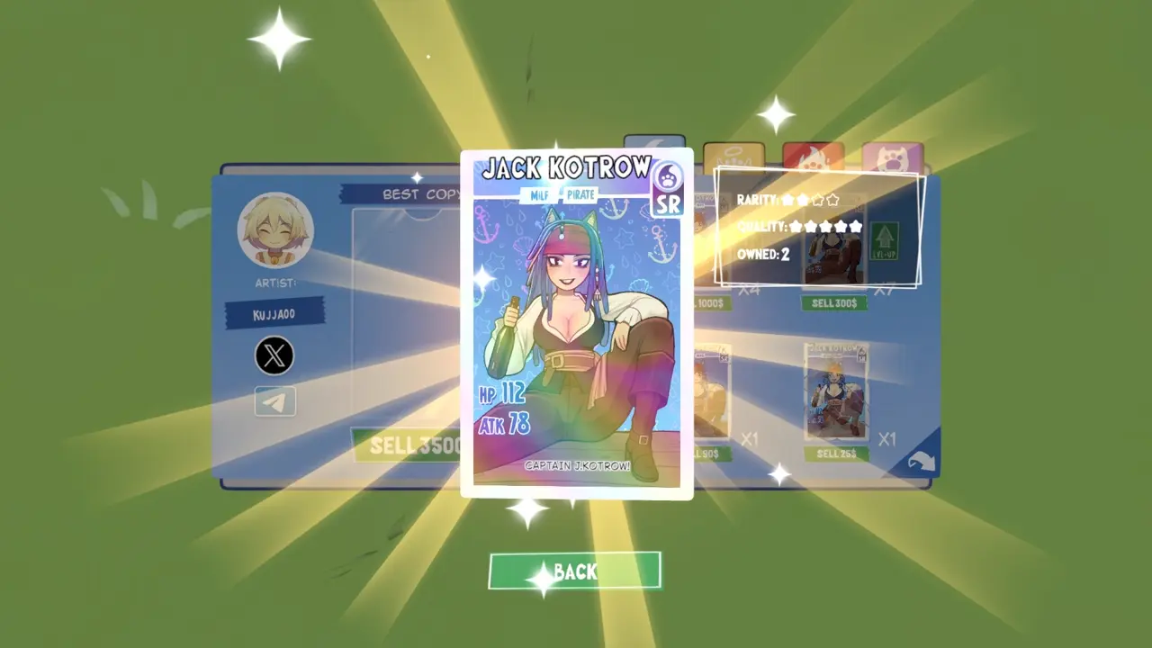 KOTAMON Game Jack Kotrow card guide screenshot 1