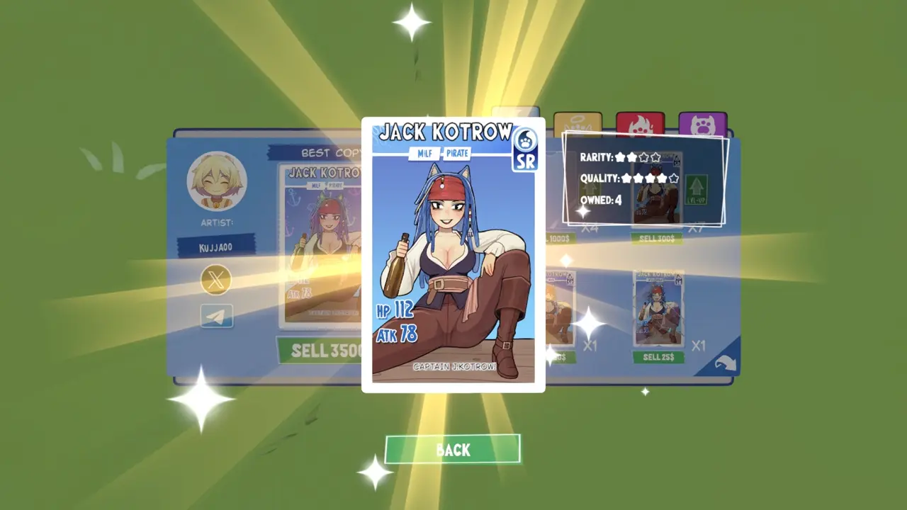 KOTAMON Game Jack Kotrow card guide screenshot 2