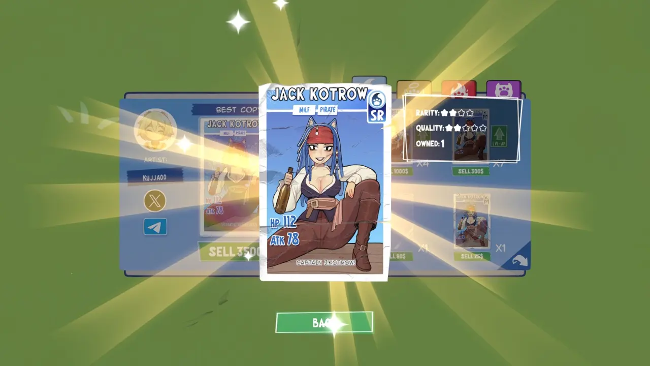 KOTAMON Game Jack Kotrow card guide screenshot 4