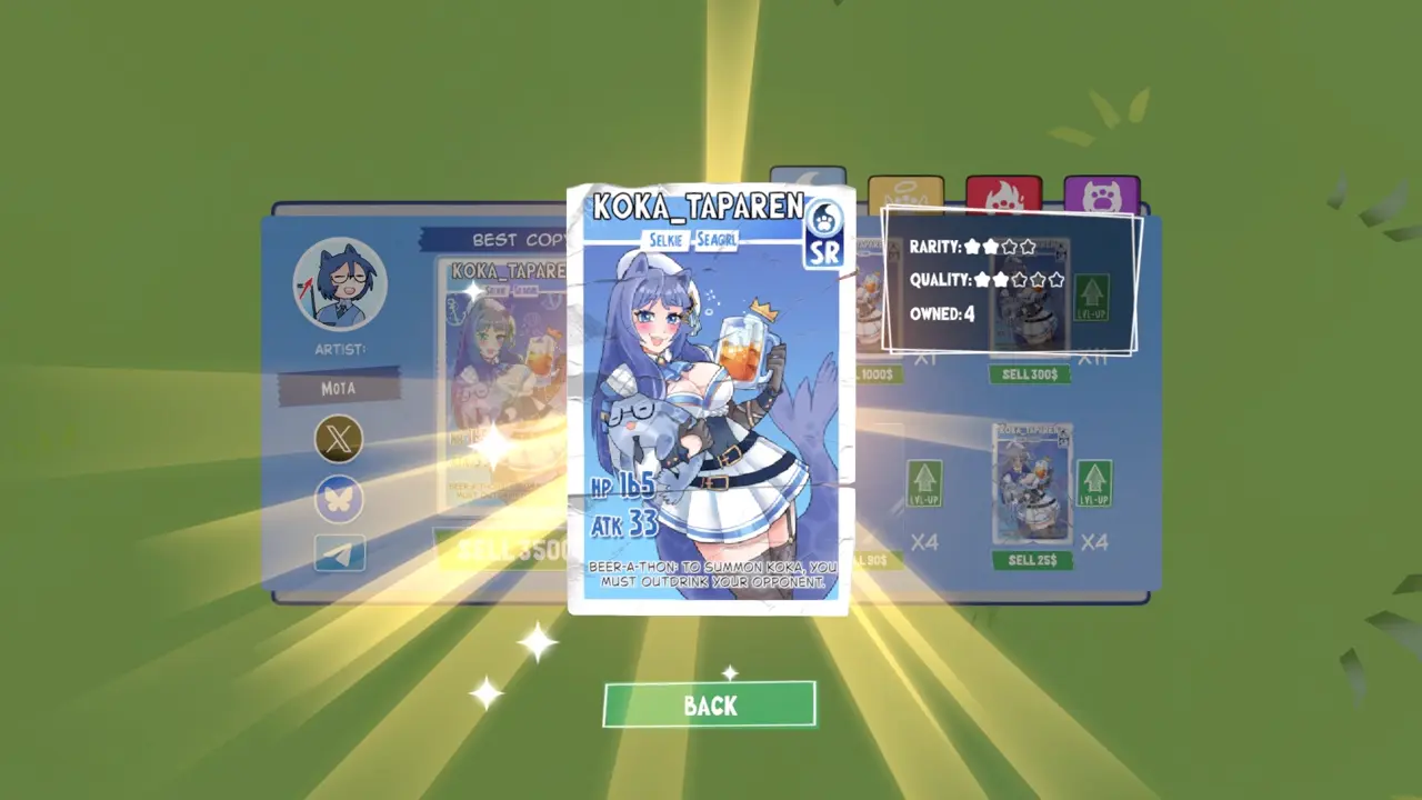 KOTAMON Game Koka_Taparen card guide screenshot 4