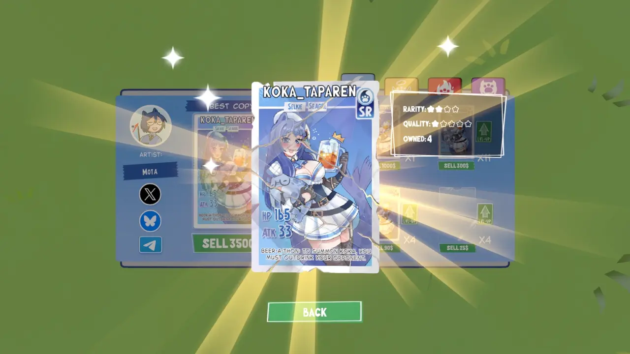 KOTAMON Game Koka_Taparen card guide screenshot 5