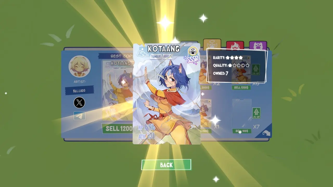 KOTAMON Game Kotaang card guide screenshot 5