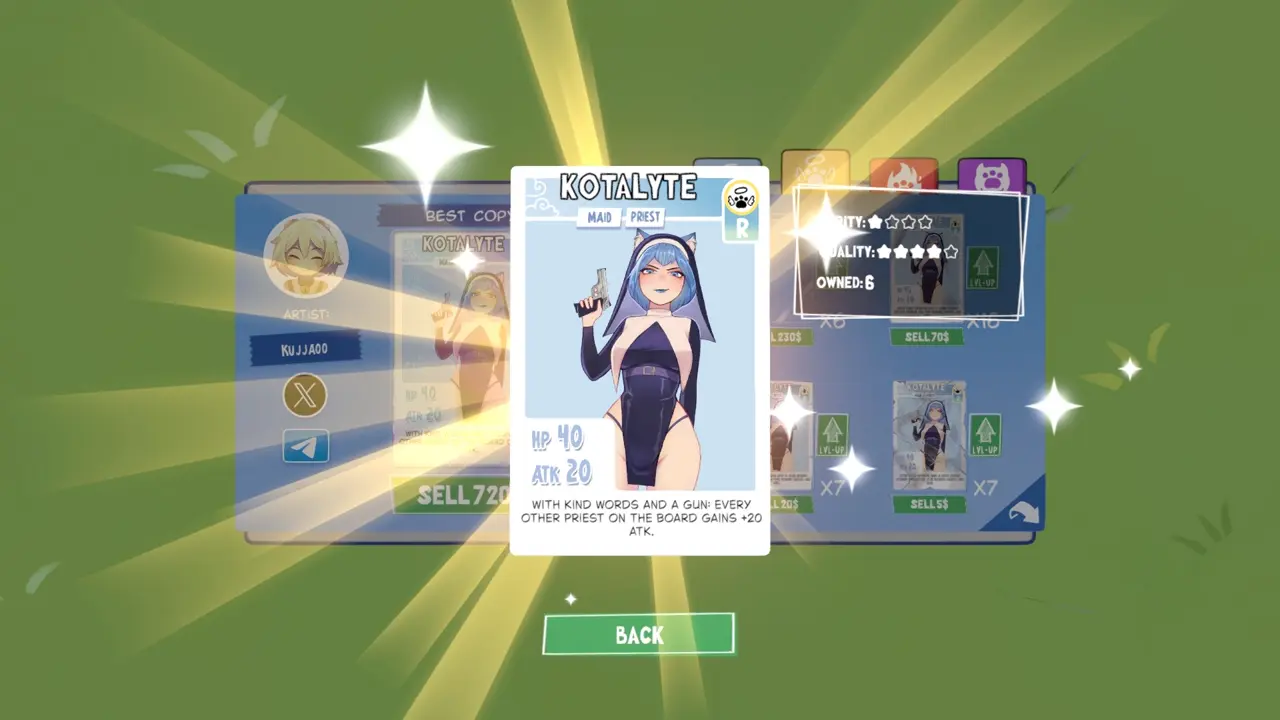 KOTAMON Game Kotalyte card guide screenshot 2