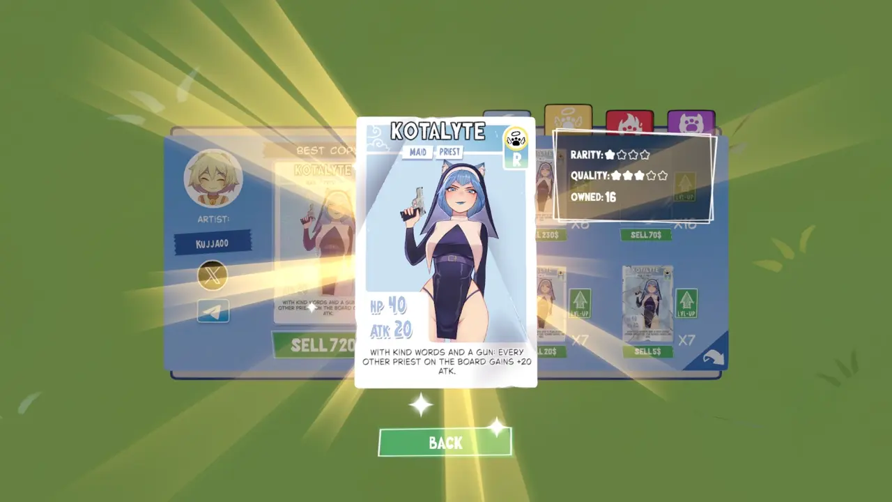 KOTAMON Game Kotalyte card guide screenshot 3