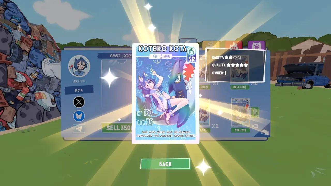 KOTAMON Game Koteko Kota card guide screenshot 1