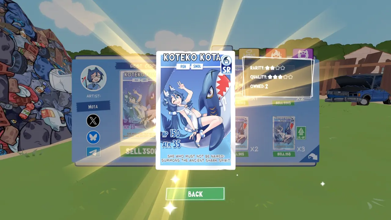 KOTAMON Game Koteko Kota card guide screenshot 3