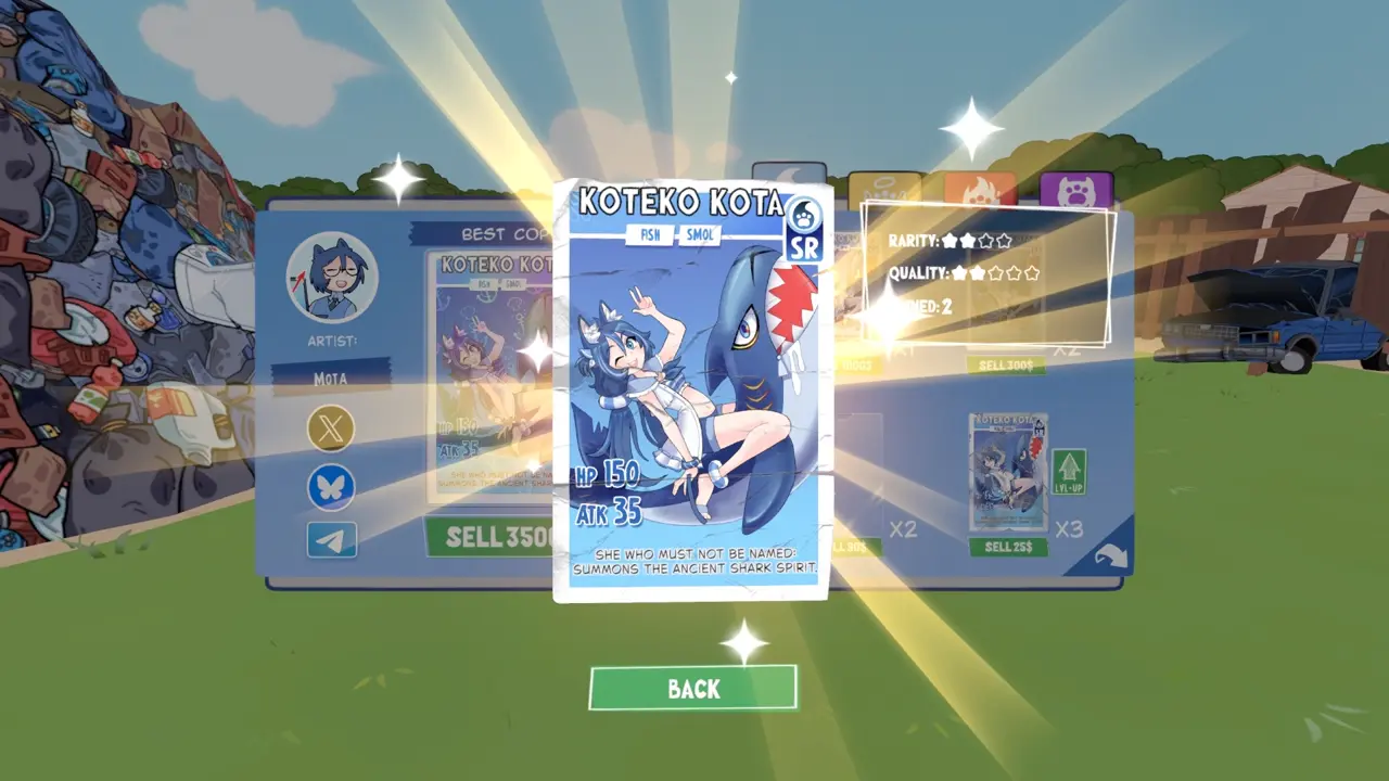 KOTAMON Game Koteko Kota card guide screenshot 4