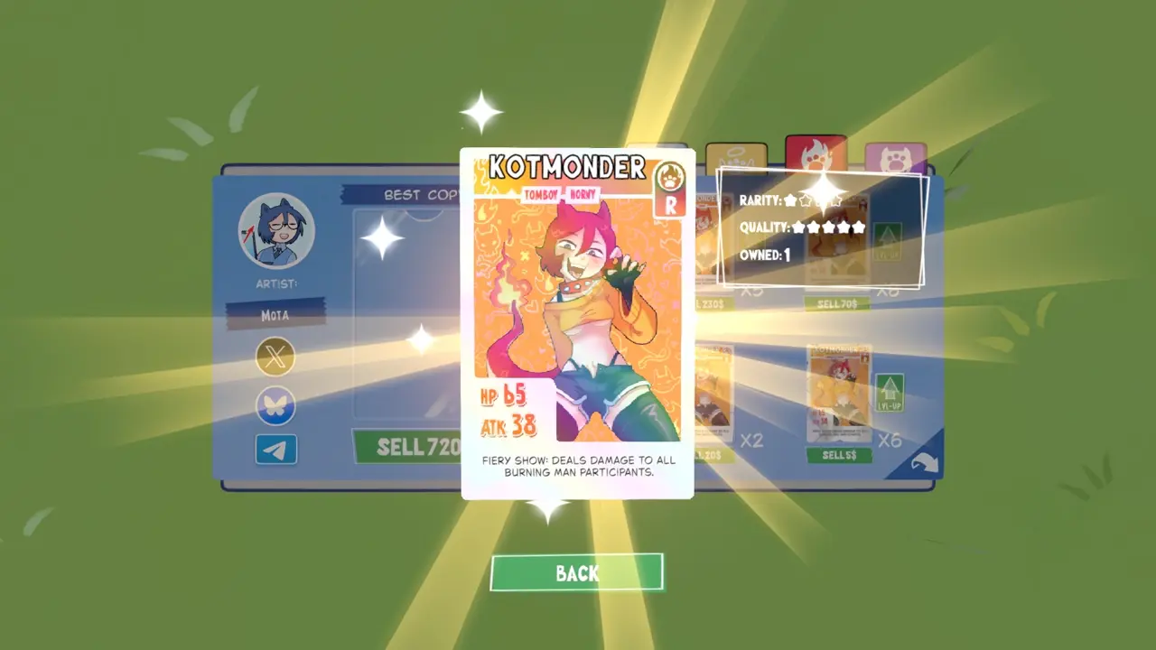 KOTAMON Game Kotmonder card guide screenshot 1