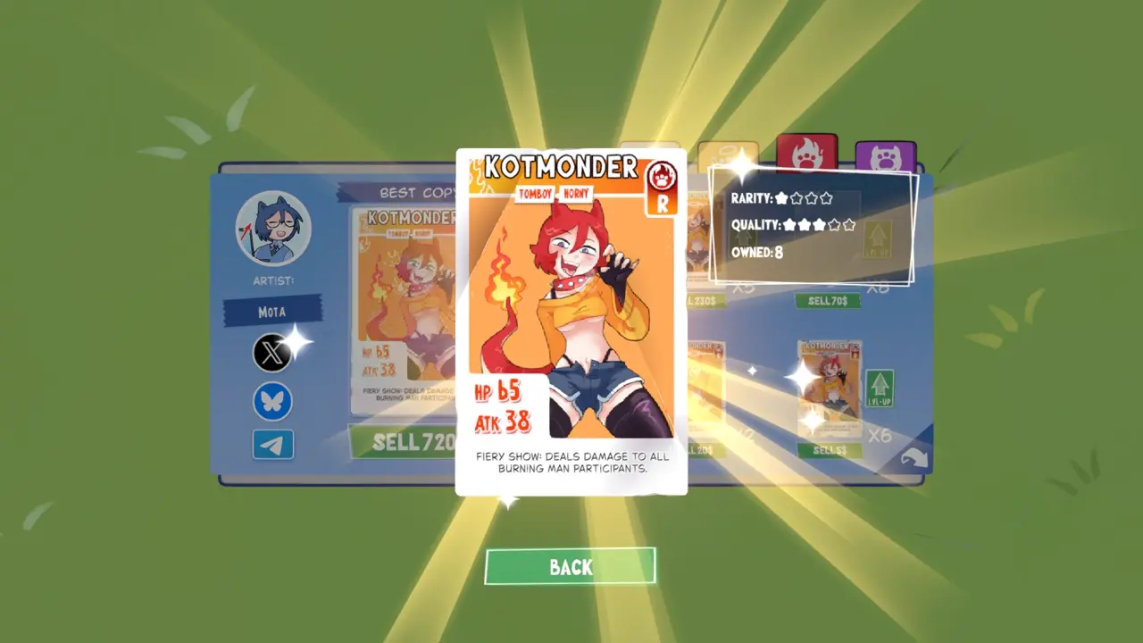 KOTAMON Game Kotmonder card guide screenshot 3