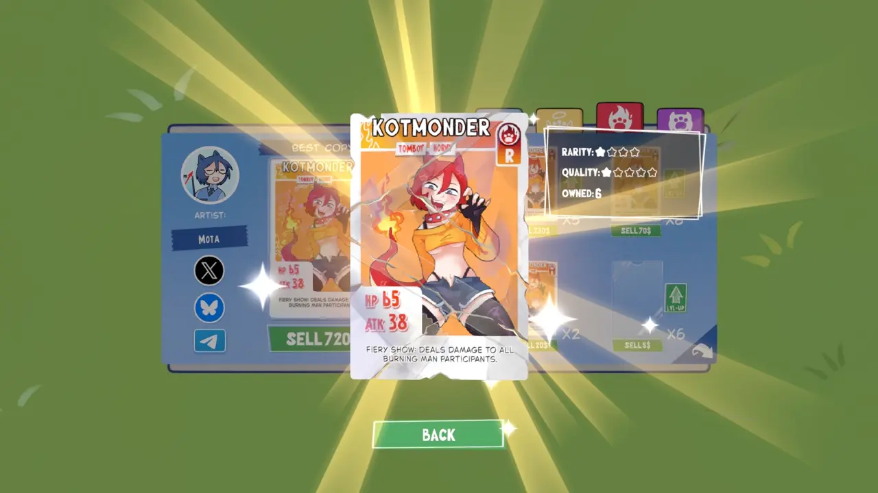 KOTAMON Game Kotmonder card guide screenshot 5