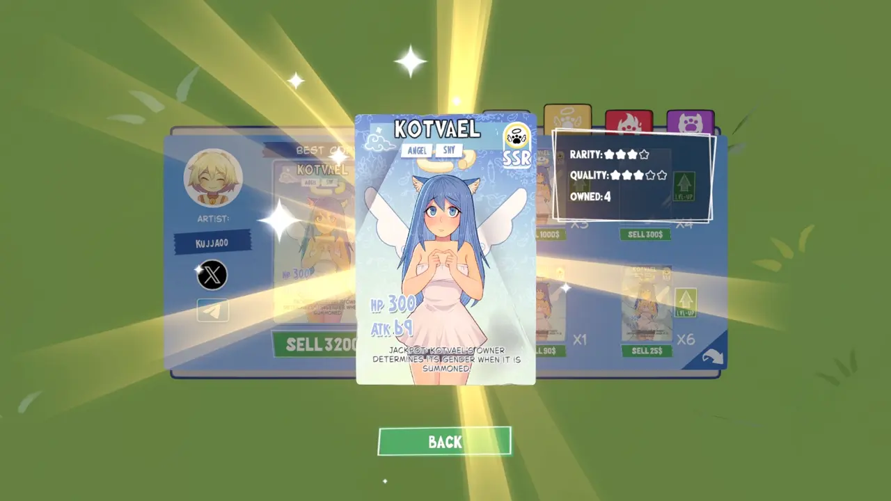 KOTAMON Game Kotvael card guide screenshot 3