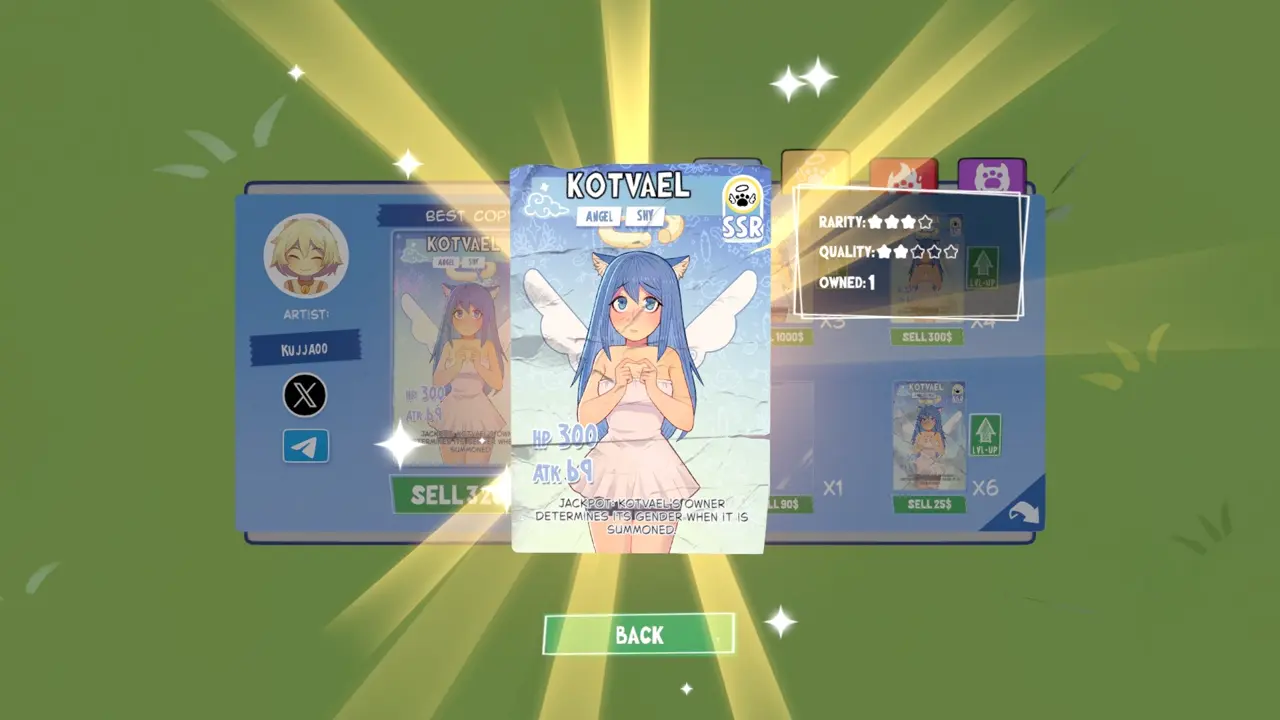 KOTAMON Game Kotvael card guide screenshot 4