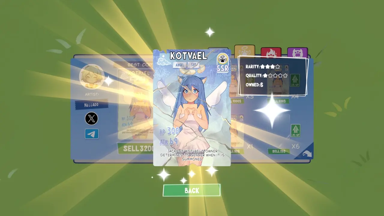 KOTAMON Game Kotvael card guide screenshot 5