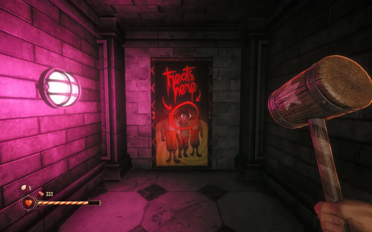 Twisted Tower lobby basement secret location