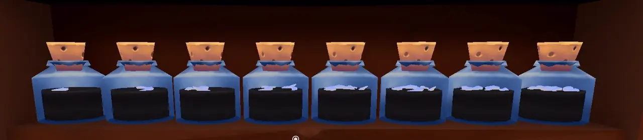 Potion petals puzzle ordered from lowest to highest amount