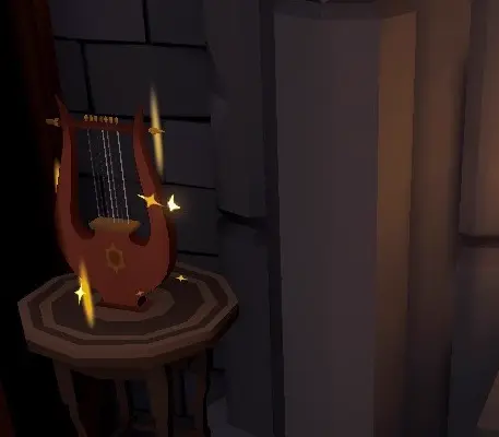 Bottle numbers revealed with the harp