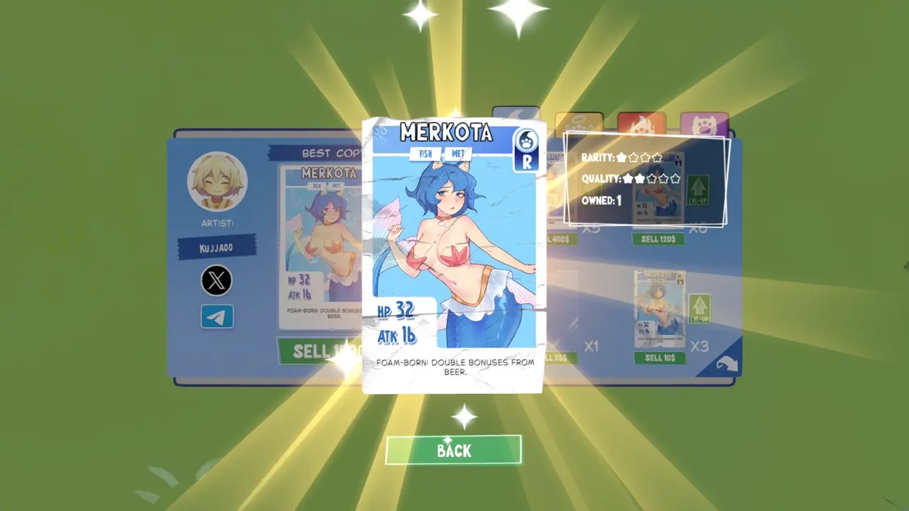 KOTAMON Game Merkota card guide screenshot 4
