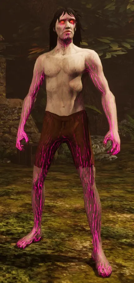 Ruggite race character in The Lantern of the Laughless Saint