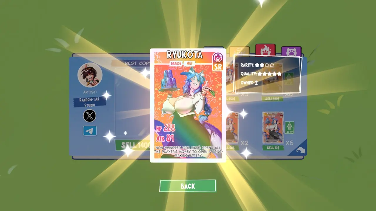 KOTAMON Game Ryukota card guide screenshot 1