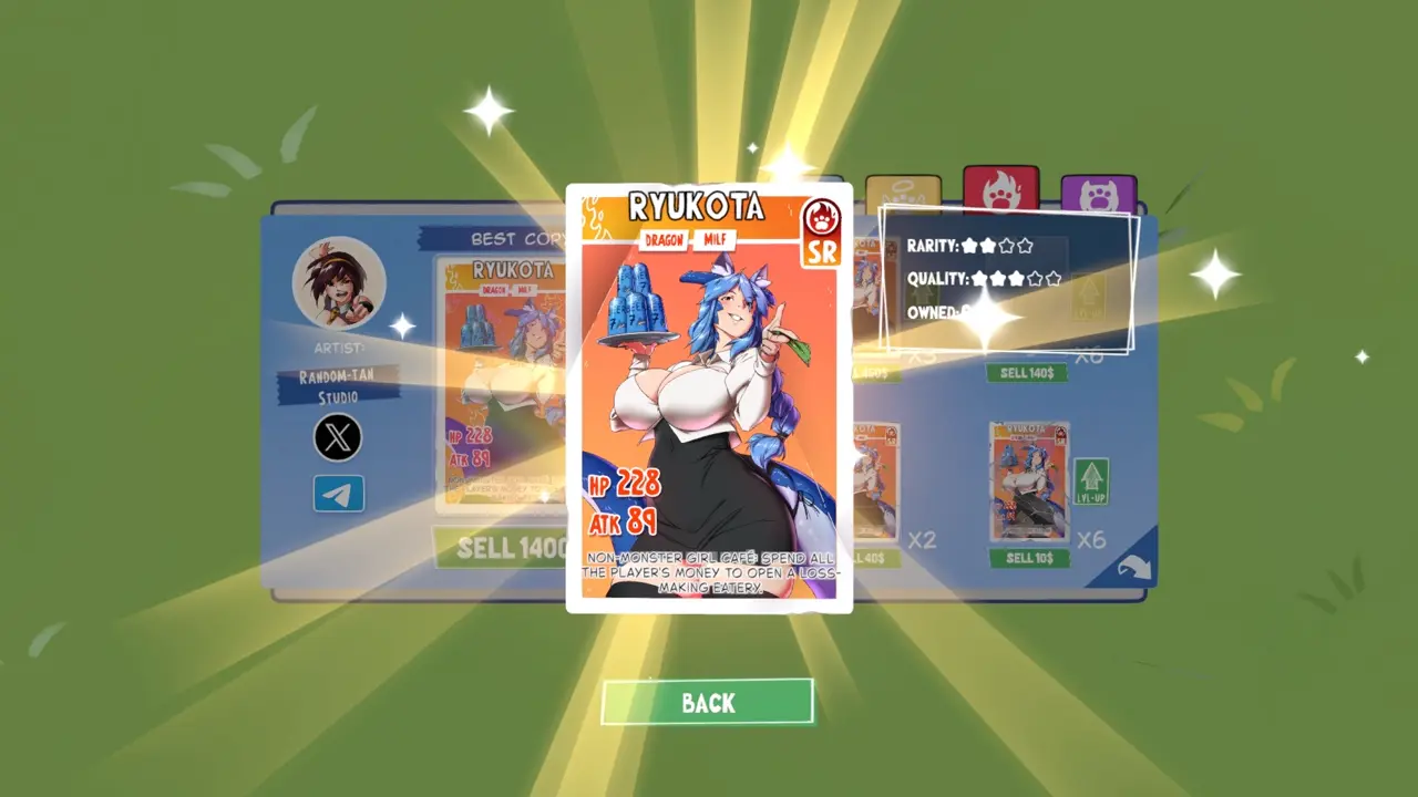 KOTAMON Game Ryukota card guide screenshot 3