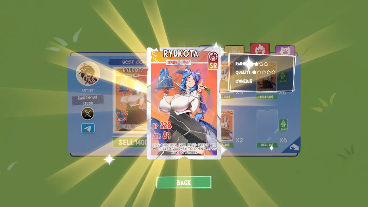 KOTAMON Game Ryukota card guide screenshot 5