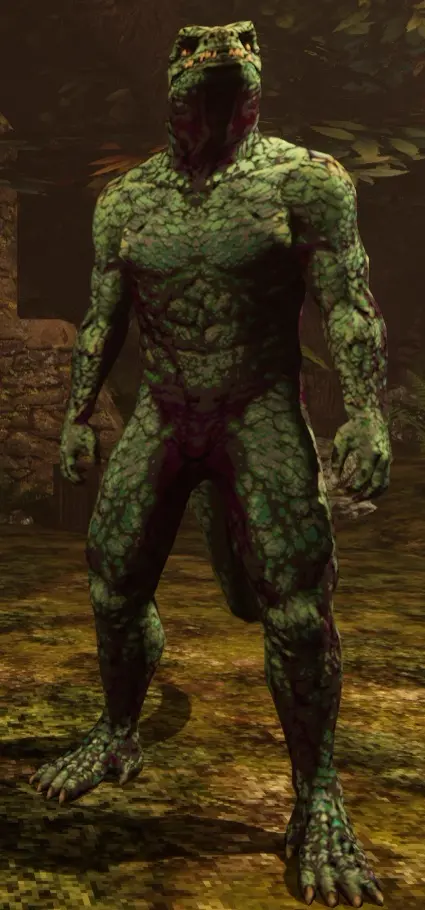 Thrakh Reptilian Wanderer character appearance