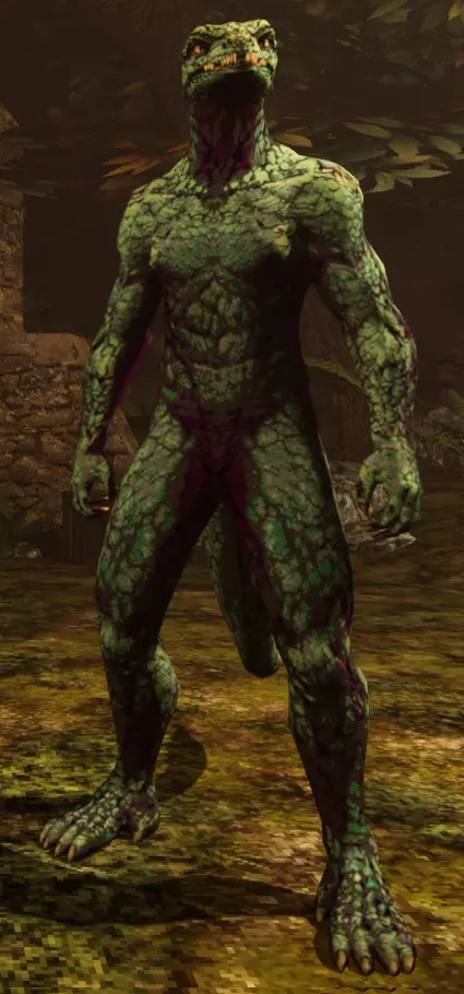 Thrakh Reptilian Wanderer character appearance