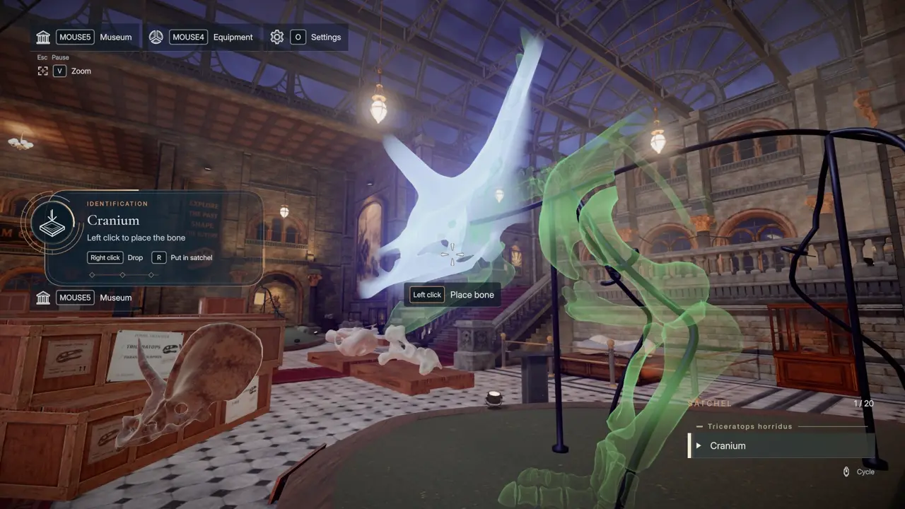 DinoBones cold bone placement indicator
