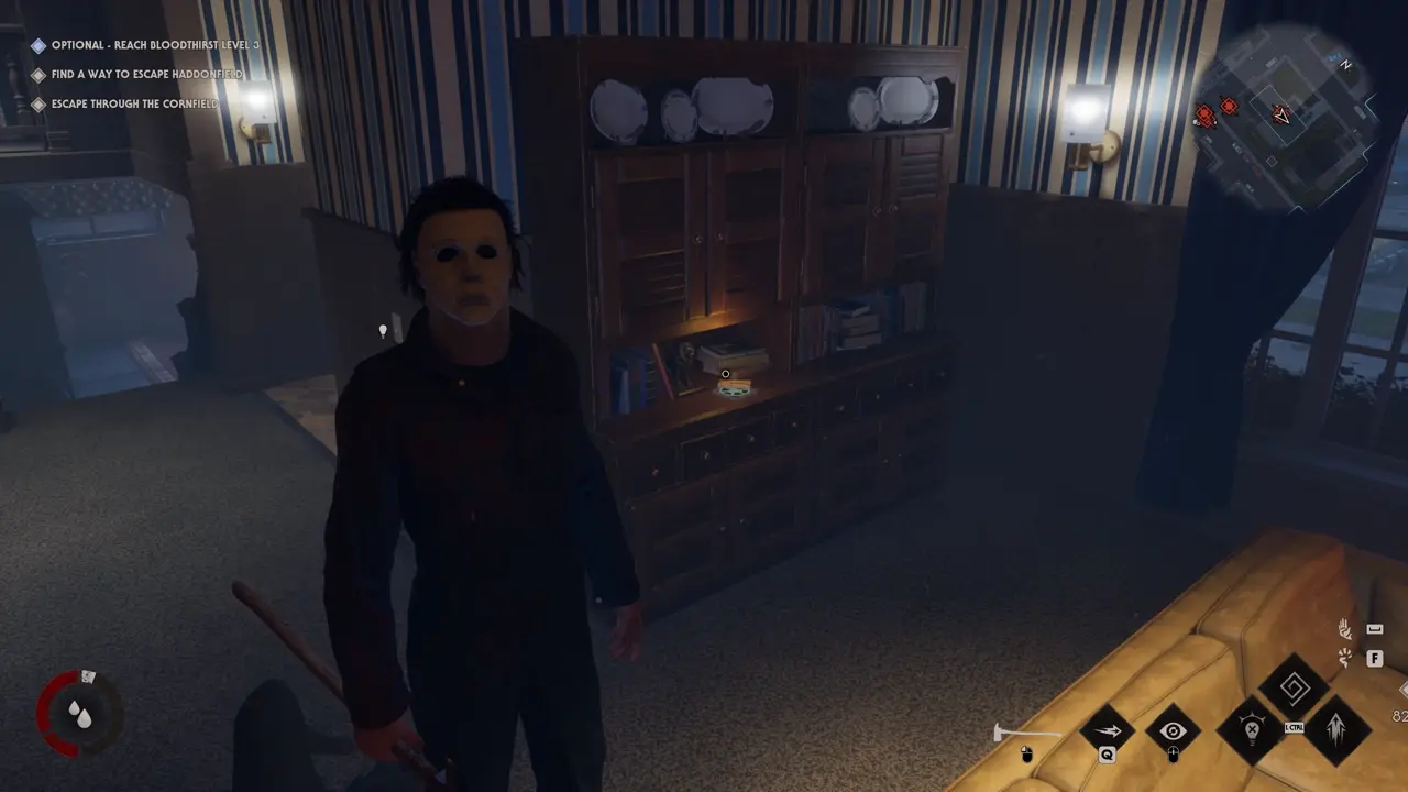House 1486 bookcase location for Nurse Chambers Recordings
