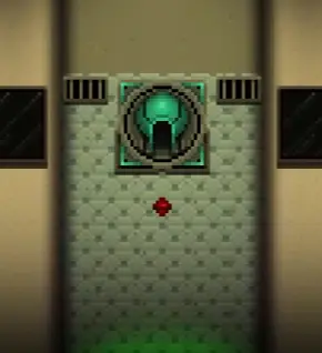 Mini Med-bot dispenser during the Chirurgeon Overseer boss fight