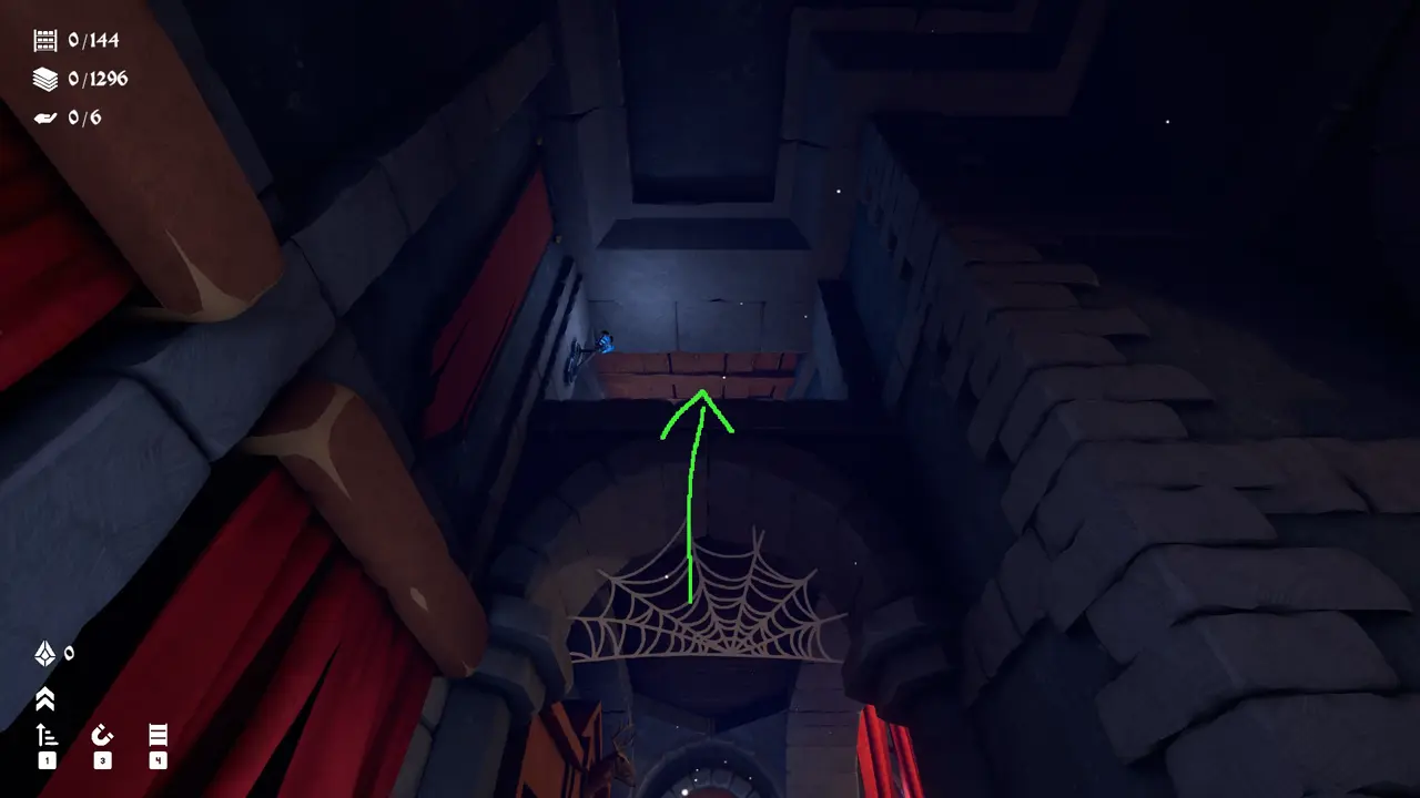 Wand and Order Carry Capacity 1 chest route from the key location