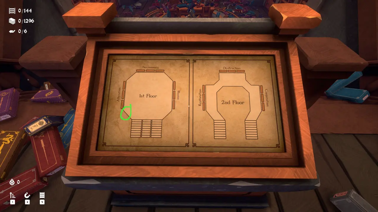 Wand and Order Double Jump key location in Level 2 Wands