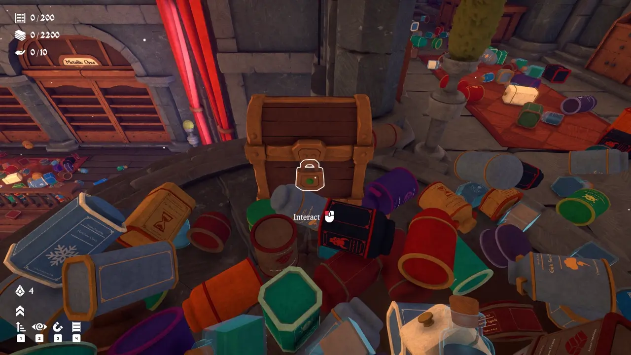 Wand and Order Carry Capacity 2 chest location in Level 3 Potions